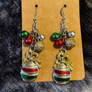 Festive Holiday Ornament Earrings